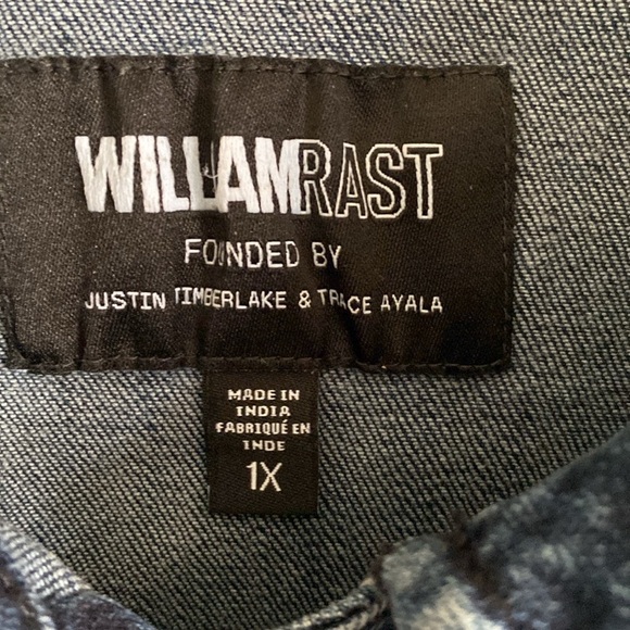 WILLIAM RAST Women’s Denim Stretch Jacket Size 1X - Picture 2 of 6